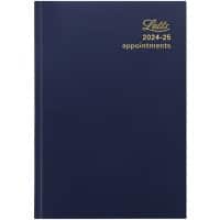 Letts Academic Diary 2024, 2025 A5 1 Day per page English Blue A1XBL