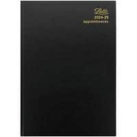 Letts Academic Diary 2024, 2025 A4 1 Day per page Black A1ZBK