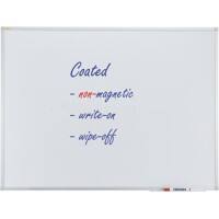 Franken Wall Mountable Non Magnetic Whiteboard Melamine Valueline 60 x 45 cm