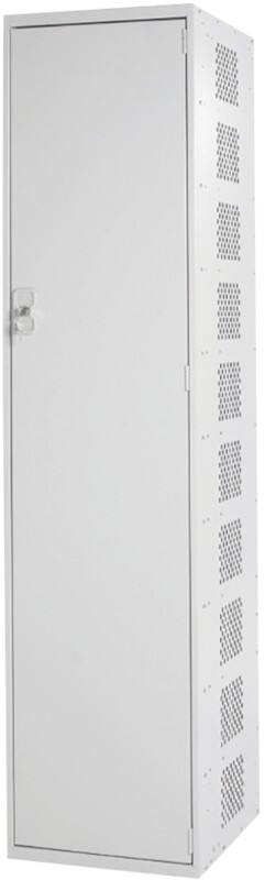 LINK51 Steel Locker 1 Door Key lock 300 x 450 x 1,800 mm Grey