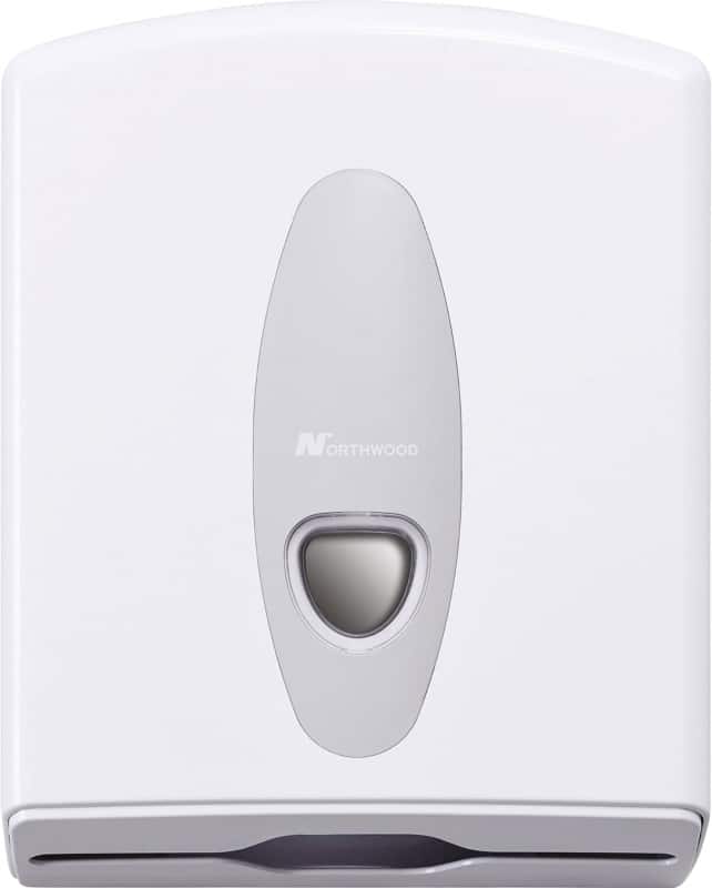 DCPHTW Hand Towel Dispenser Plastic Lockable White