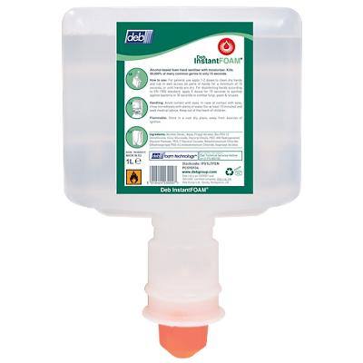 Deb Hand Sanitiser Refill Touch Free & Alcohol-Based Foam 1.2L