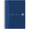 OXFORD Notebook My Notes A4 Ruled Spiral Bound Cardboard Hardback Blue Perforated 200 Pages 100 Sheets Pack of 3