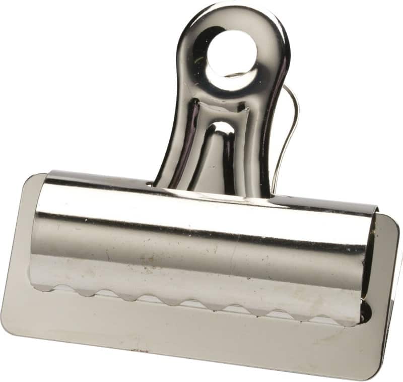 Viking Bulldog Clips 75 mm Silver Pack of 12