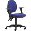 Pledge Permanent Contact Ergonomic Office Chair with Adjustable Armrest and Seat TW2003 Blue