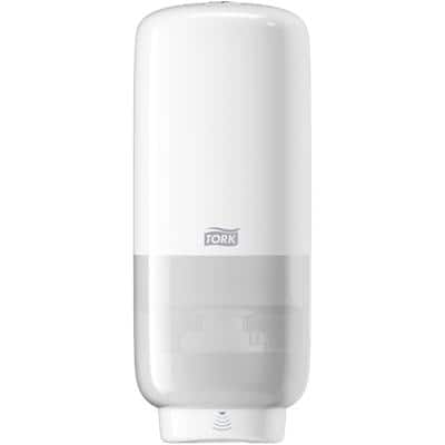 Tork Foam Soap Dispenser with Intuition sensor for Foam Soap and Foam Hand Sanitiser - 561600 - S4 Dispenser System for Hands-free Soap Dispensing, white