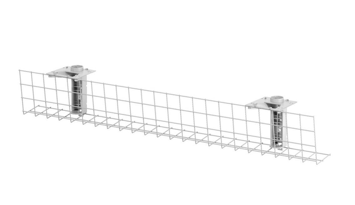Dams International Cable Basket WB1000-S Silver 1,000 mm
