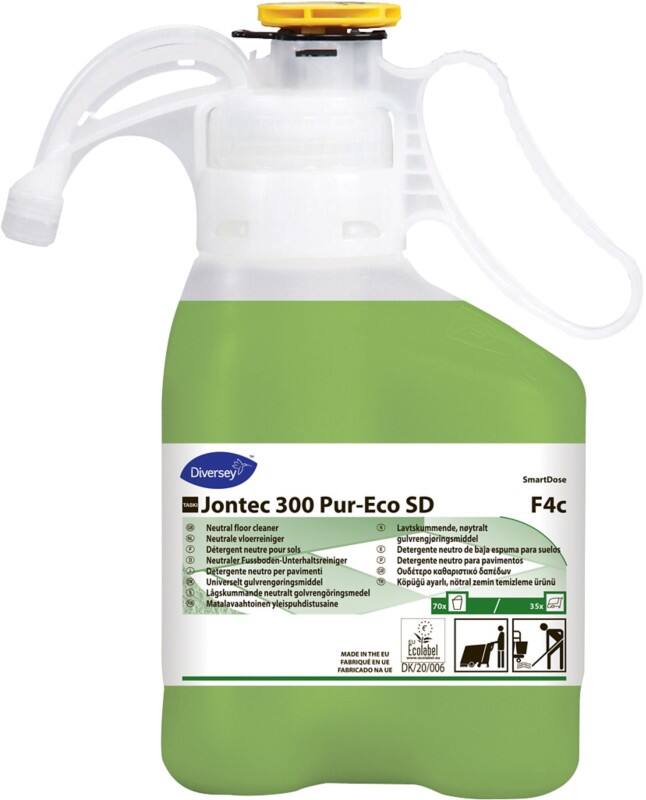 Diversey Taski Jontec 300 Pur-Eco SD Manual and Machine Use Floor Cleaner 1.4L
