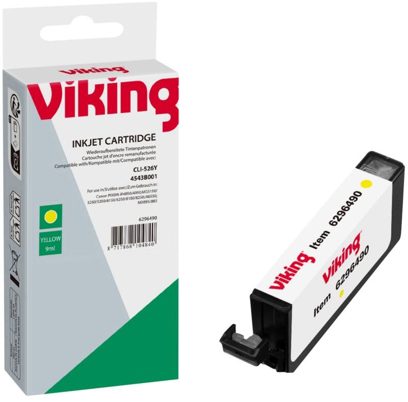 Viking CLI-526Y Compatible Canon Ink Cartridge Yellow