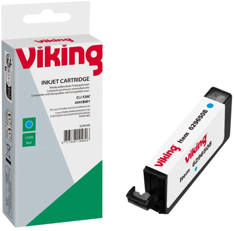 Viking CLI-526C Compatible Canon Ink Cartridge Cyan