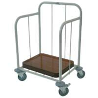 Craven Tray Dispense Trolley 62.5 x 49.5 x 84cm Stainless Steel
