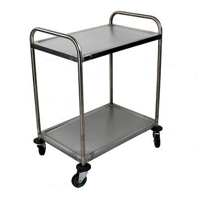 Craven Large Trolley 2 Tier General Purpose 82.1 x 57.1 x 97cm Stainless Steel