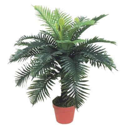 Artificial Plant Fern Plastic 950 mm Green