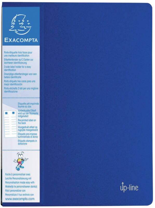 Exacompta 88202E Display Book A4 Blue 20 Pockets