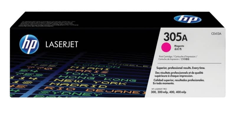 HP 305A Original Toner Cartridge CE413A Magenta