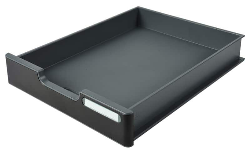 Exacompta ECOBlack Drawer Unit A4+ Plastic Dark Grey 28.5 x 34.5 x 5.4 cm