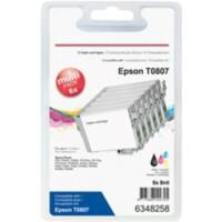 Office Depot Compatible Epson T0807 Ink Cartridge C13T08074510 Black, Cyan, Light cyan, Light magenta, Magenta, Yellow Pack of 6 Multipack
