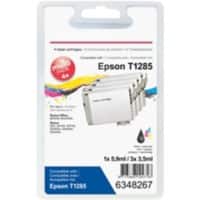 Viking T1285 Compatible Epson Ink Cartridge C13T12854012 Black, Cyan, Magenta, Yellow Pack of 4 Multipack