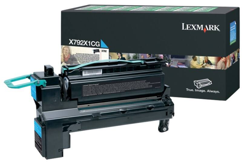 Lexmark Original Toner Cartridge X792X1CG Cyan