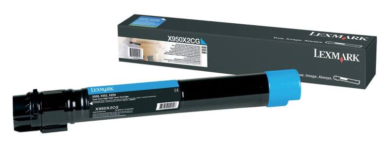Lexmark Original Toner Cartridge X950X2CG Cyan