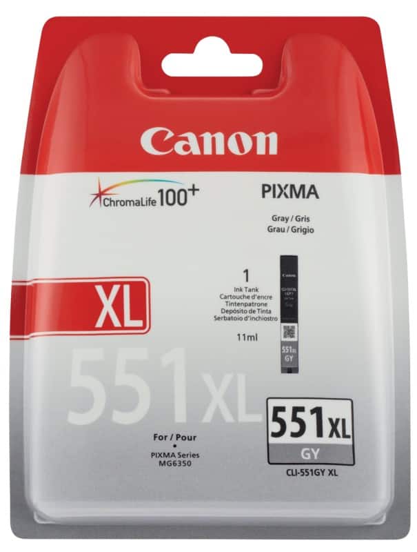 Canon CLI-551GY XL Original Ink Cartridge Grey
