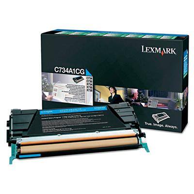 Lexmark Original Toner Cartridge X746A1CG Cyan