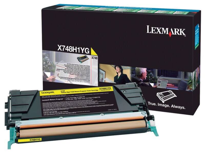 Lexmark Original Toner Cartridge X746A1YG Yellow