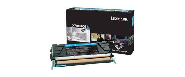 Lexmark Original Toner Cartridge X748H1CG Cyan