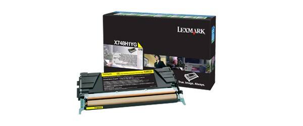 Lexmark Original Toner Cartridge X748H1YG Yellow