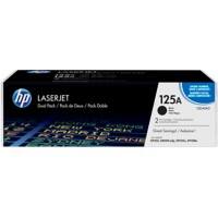 HP 125A Original Toner Cartridge CB540AD Black Pack of 2