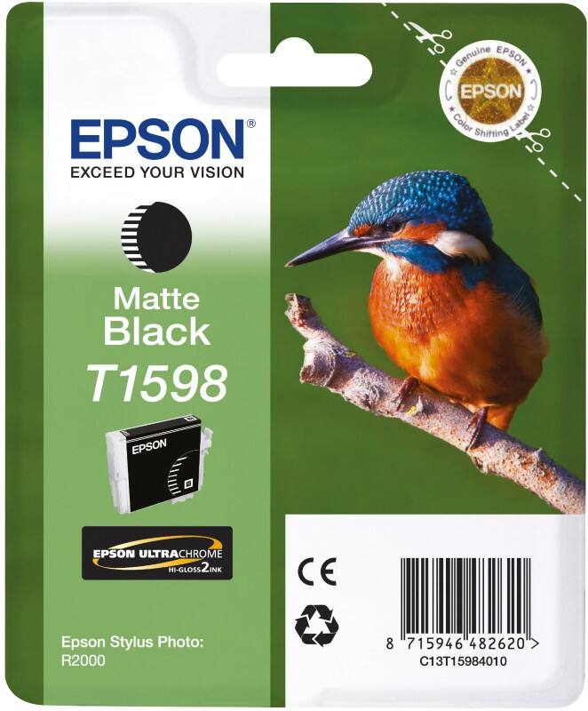 Epson T1598 Original Ink Cartridge C13T15984010 Matte Black
