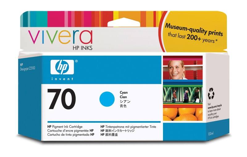 HP 70 Original Ink Cartridge C9452A Cyan