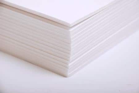 Clairefontaine Presentation Board Foam White Pack of 10