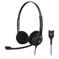 EPOS Sennheiser IMPACT SC 260 Wired Stereo Headset Over the Head With Noise Cancellation With Microphone Black