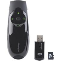 Kensington Expert Wireless Presenter  K72427EU Green Laser, Cursor Control and 8Gb Memory Up to 45 m USB-A Receiver Black