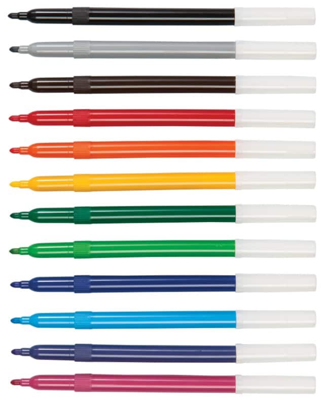 Colourworld Felt Tip Pen Broad Assorted Pack of 288
