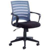 Vega blue mesh back operator chair