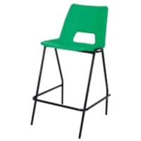 Advanced Furniture Counter Stool with Black Frame Harmony Green Pack of 4