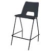 Advanced Furniture Counter Stool with Black Frame Harmony Black Pack of 4