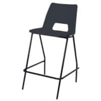 Advanced Furniture Counter Stool with Black Frame Harmony Black Pack of 4