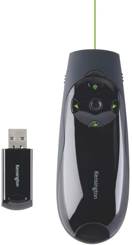 Kensington Expert Wireless Presenter Pointer Green 50 m K72426EU