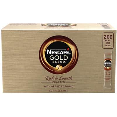 NESCAFÉ Gold Blend Rich & Smooth Instant Ground Coffee Sachets 1.8g Pack of 200
