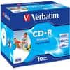 Verbatim CD-R AZP Wide Inkjet Printable 52x 700MB 10 Pack Jewel Case