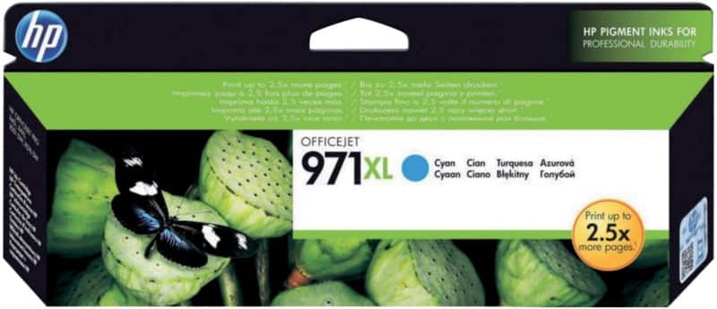 HP 971XL Original Ink Cartridge CN626AE Cyan
