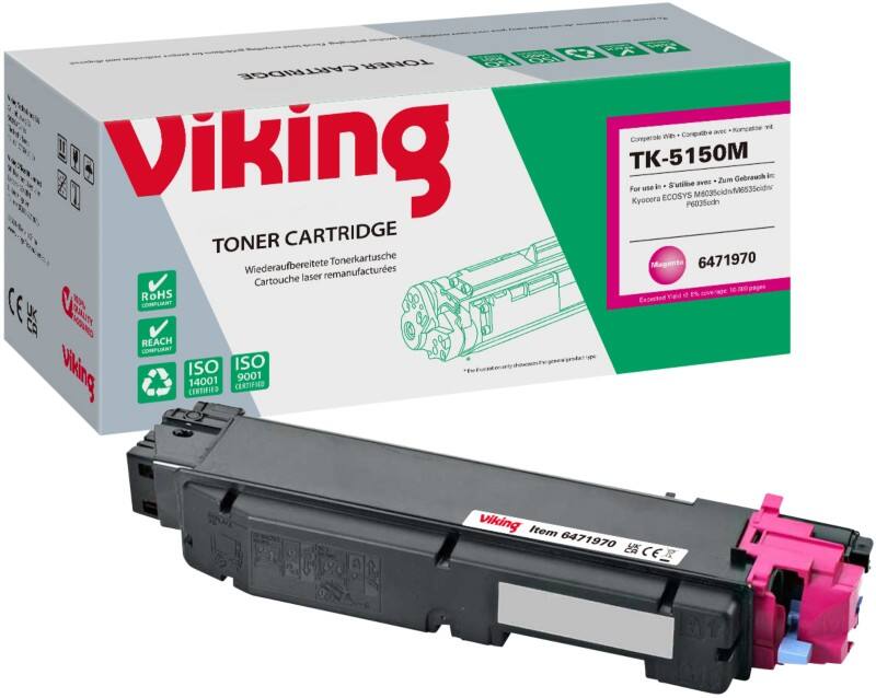 Viking TK-5150M Compatible Kyocera Toner Cartridge Magenta