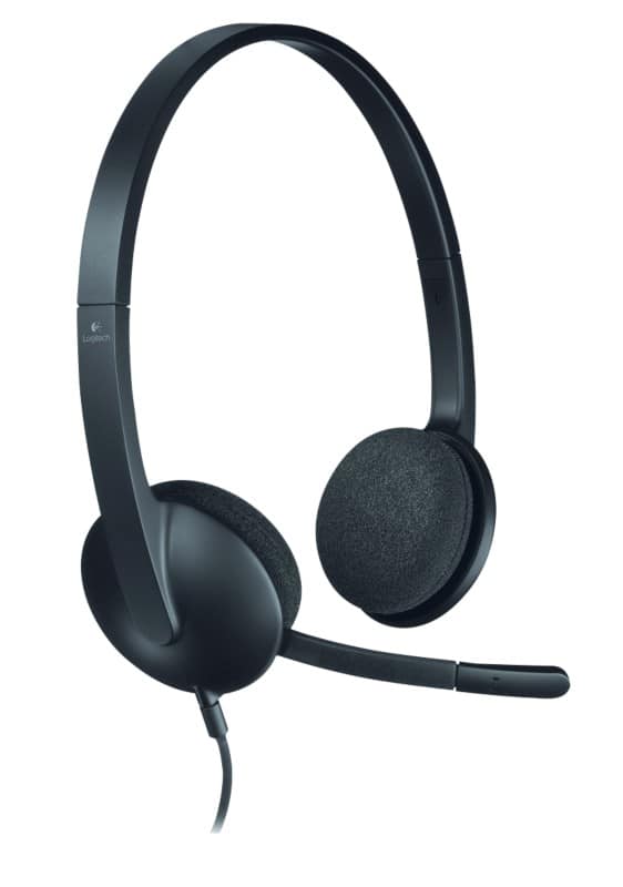 Logitech H340 Wired Headset Over-the-head, Over-the-ear Noise Cancelling Microphone Stereo Black