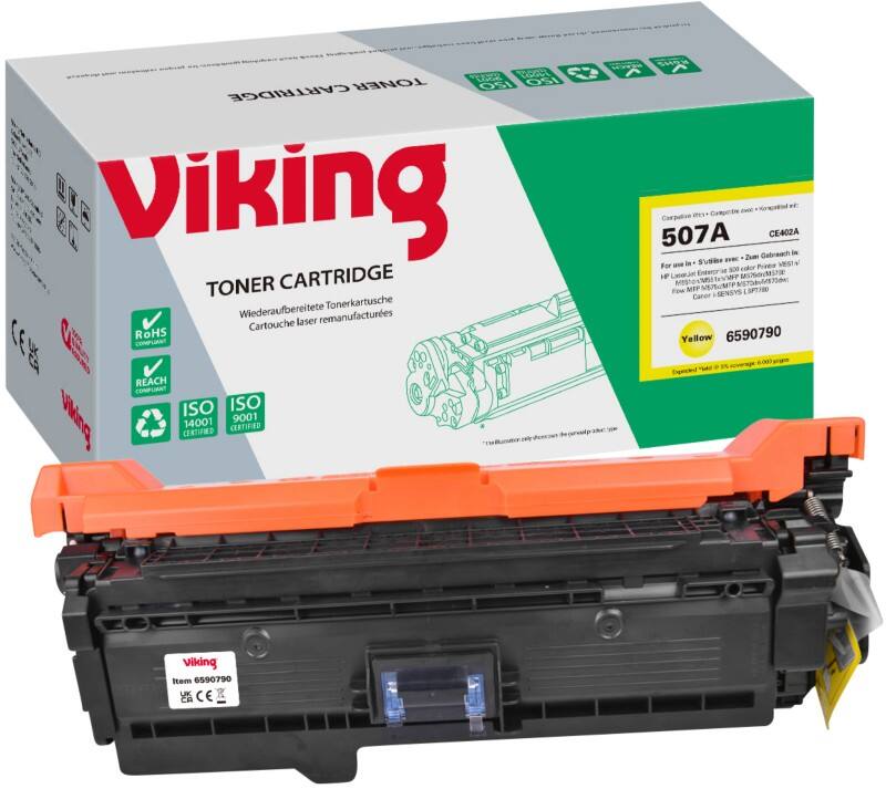 Viking 507A Compatible HP Toner Cartridge CE402A Yellow
