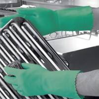Polyco Gloves Rubber Size XS Green
