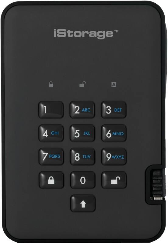 iStorage 1 TB External HDD diskAshur DT USB-A 3.1 Black