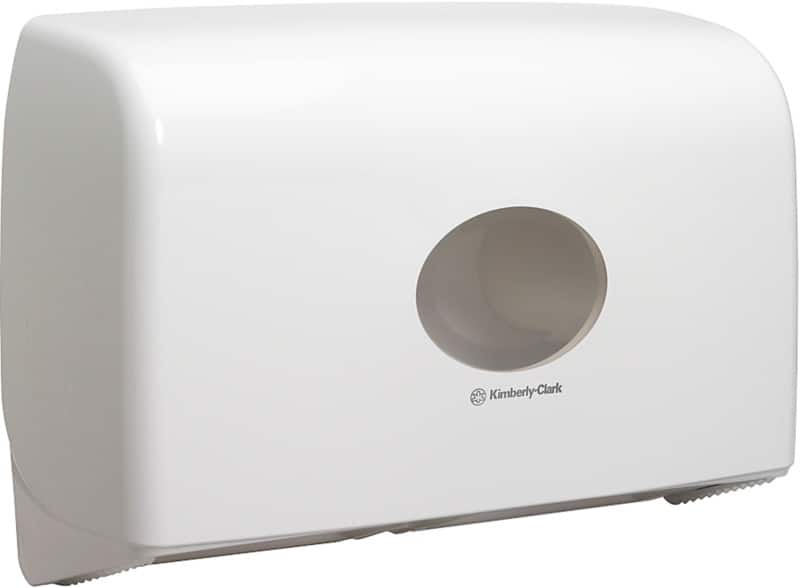 AQUARIUS Toilet Roll Dispenser 6947 Plastic White Lockable